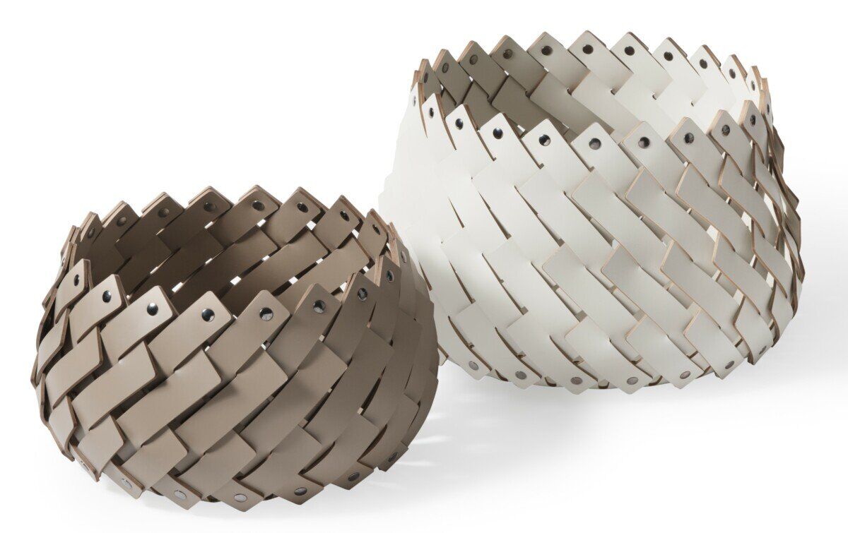 contemporary medium round baskets