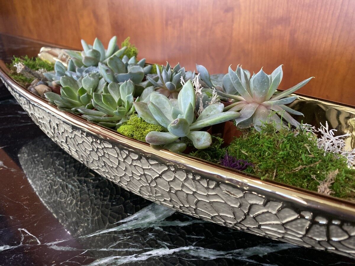 Organic Lace Bowl Gold