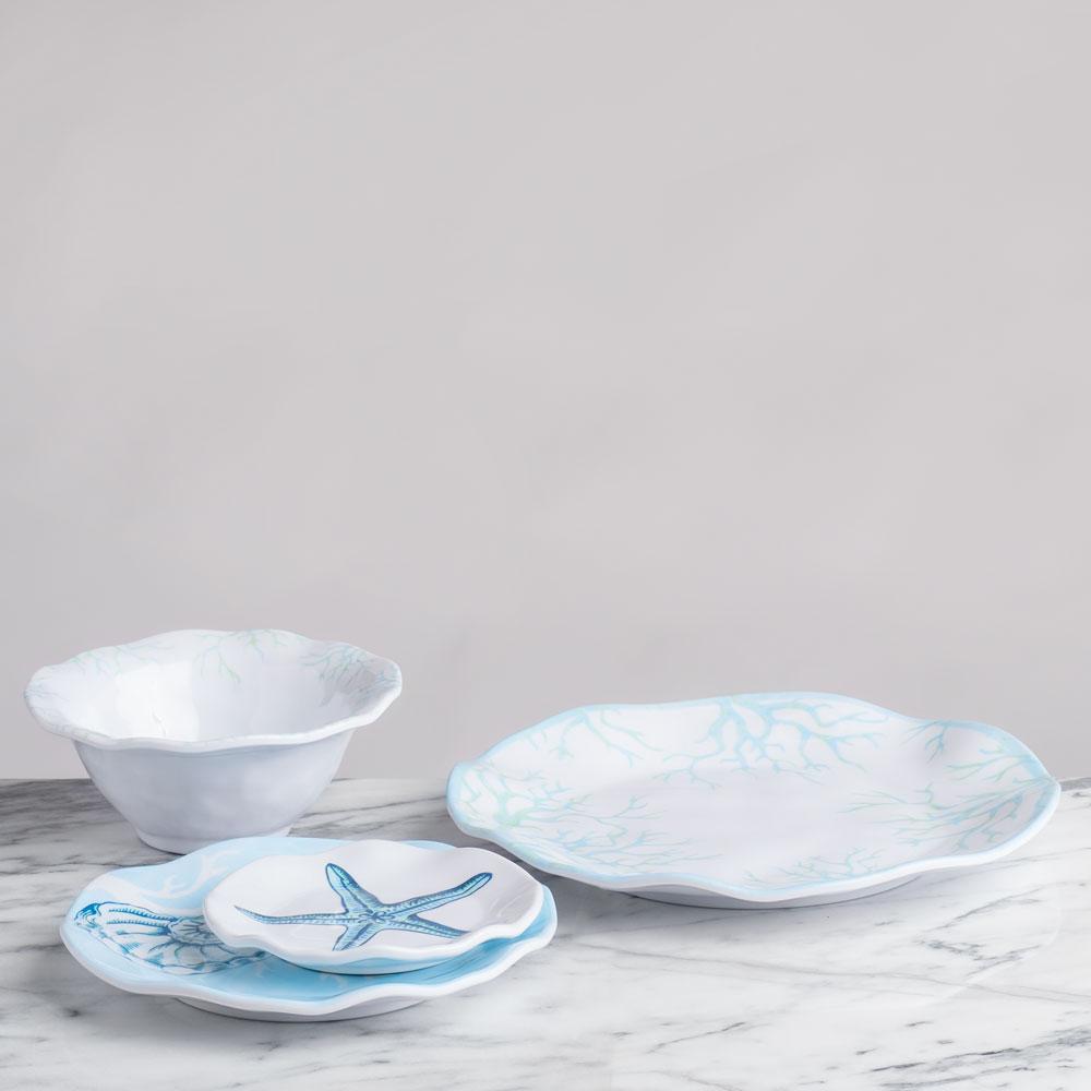 Captiva Melamine Canape Plate life style