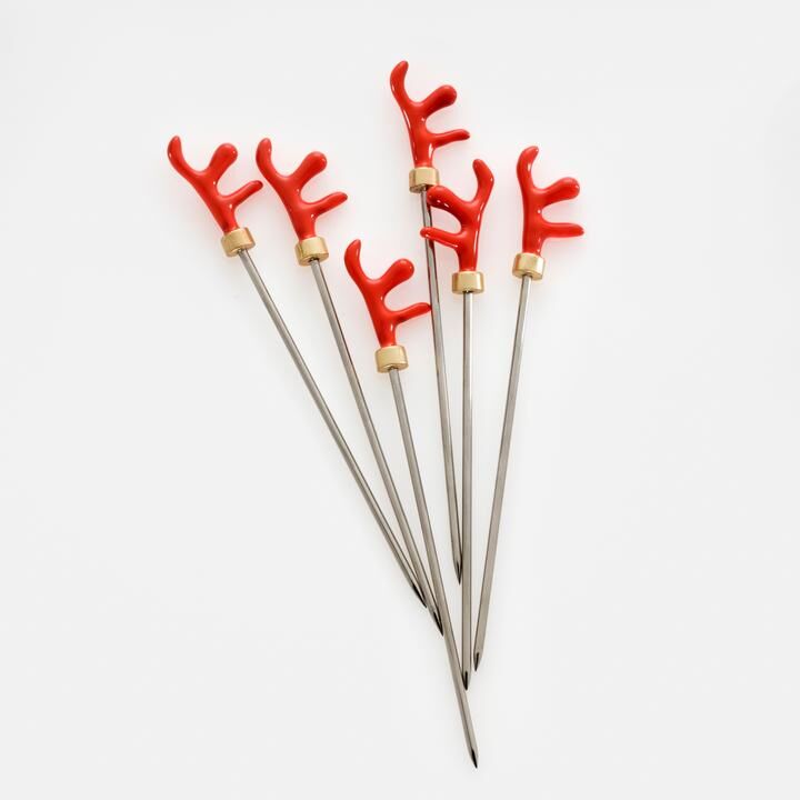 Joanna Buchanan Coral Cocktail Picks - Set Of 6 - Image 2