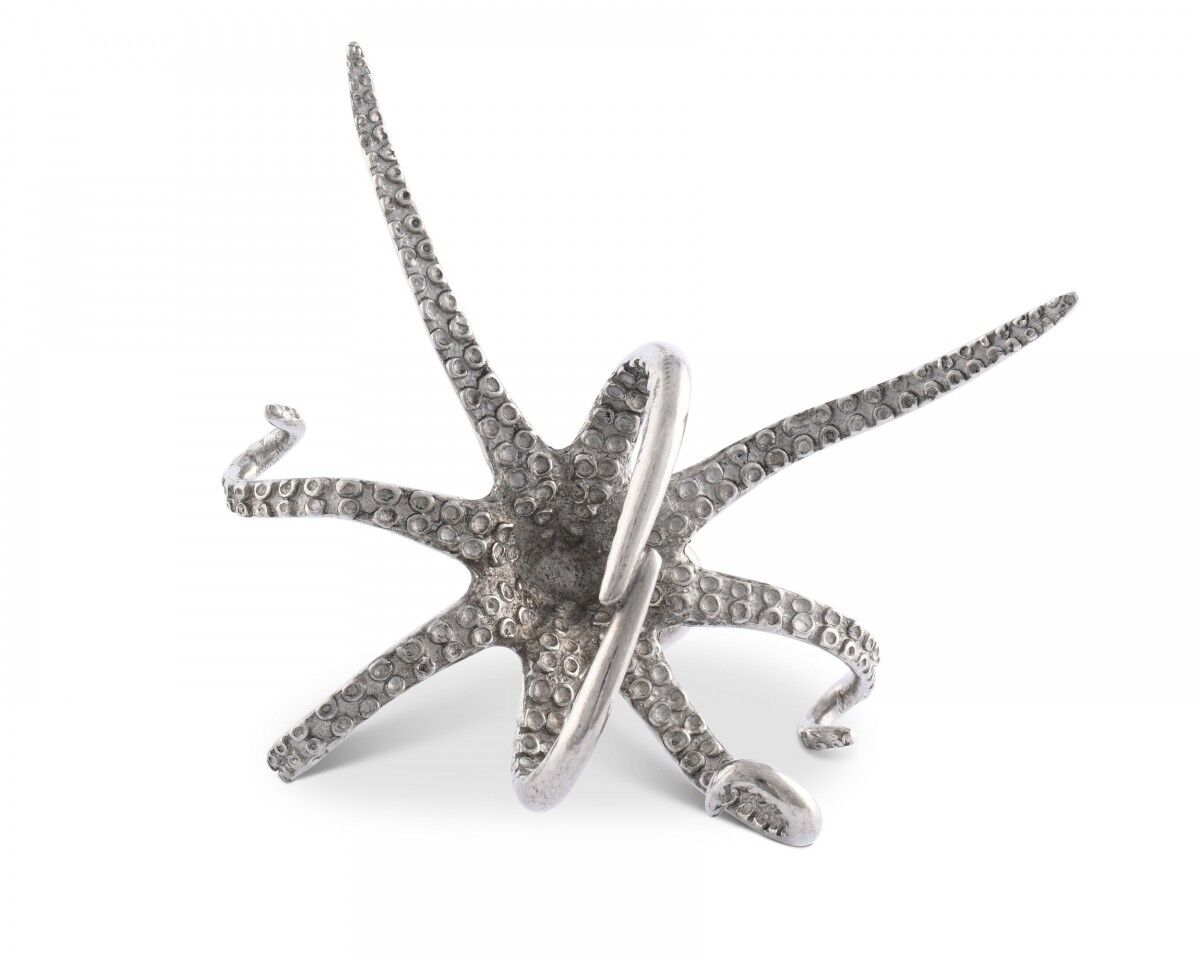 Pewter Octopus Napkin Ring 4
