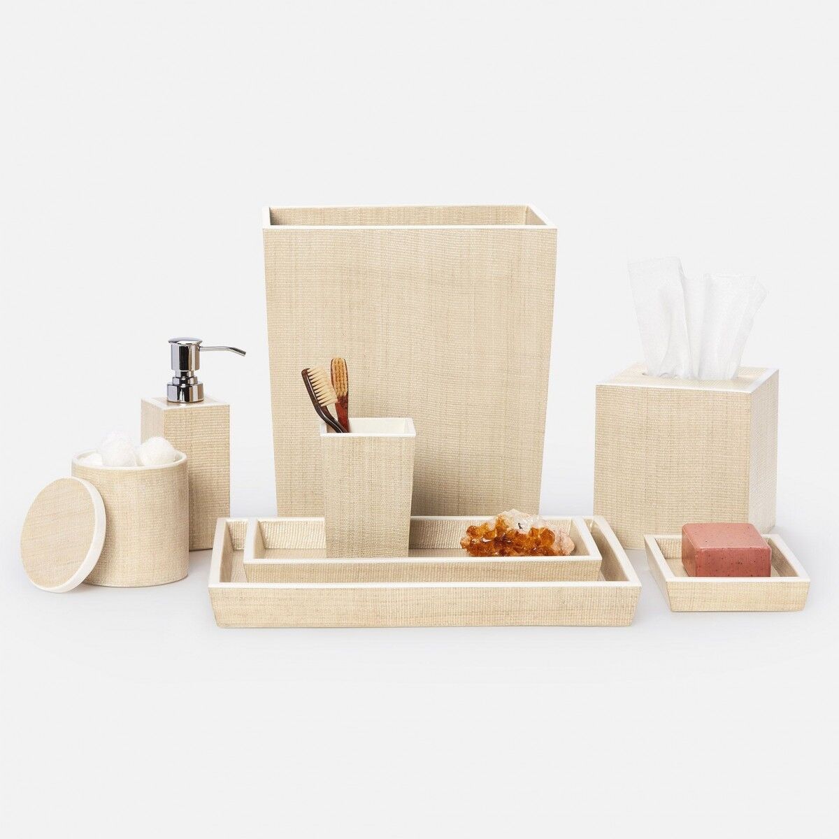 Maranello Beige Abaca-White Resin