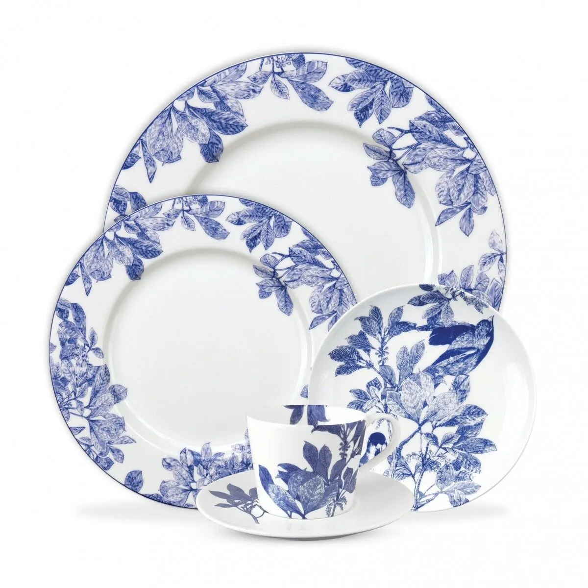 Arbor Blue 5-Piece Place Setting
