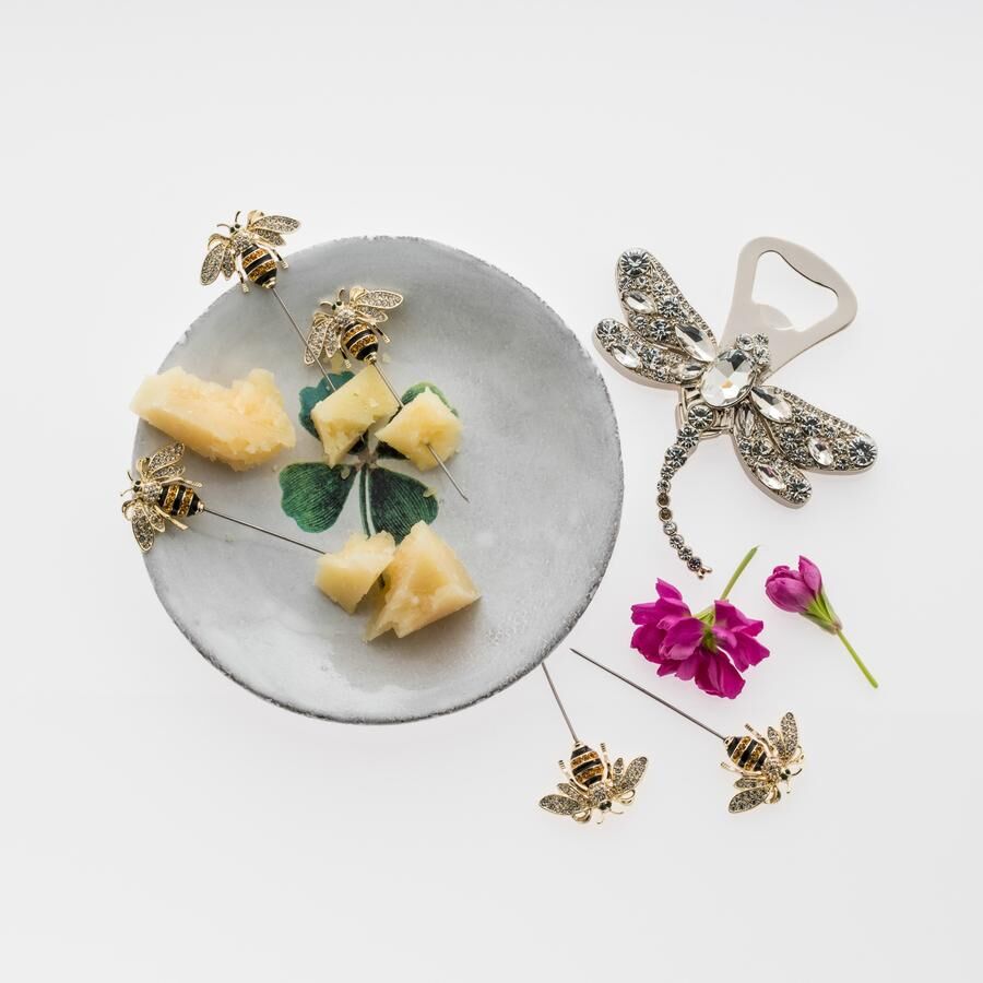 Stripey Bee Cocktail Picks lifestyle