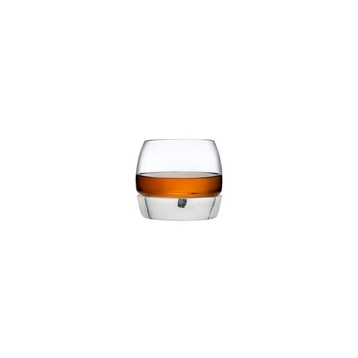 Chill Whisky Tumbler with Marble Base