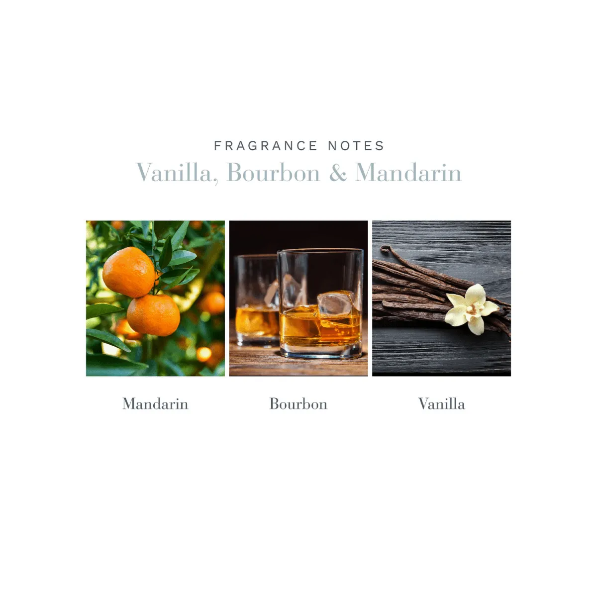 Crystal Diffuser Vanilla Bourbon & Mandarin Scents
