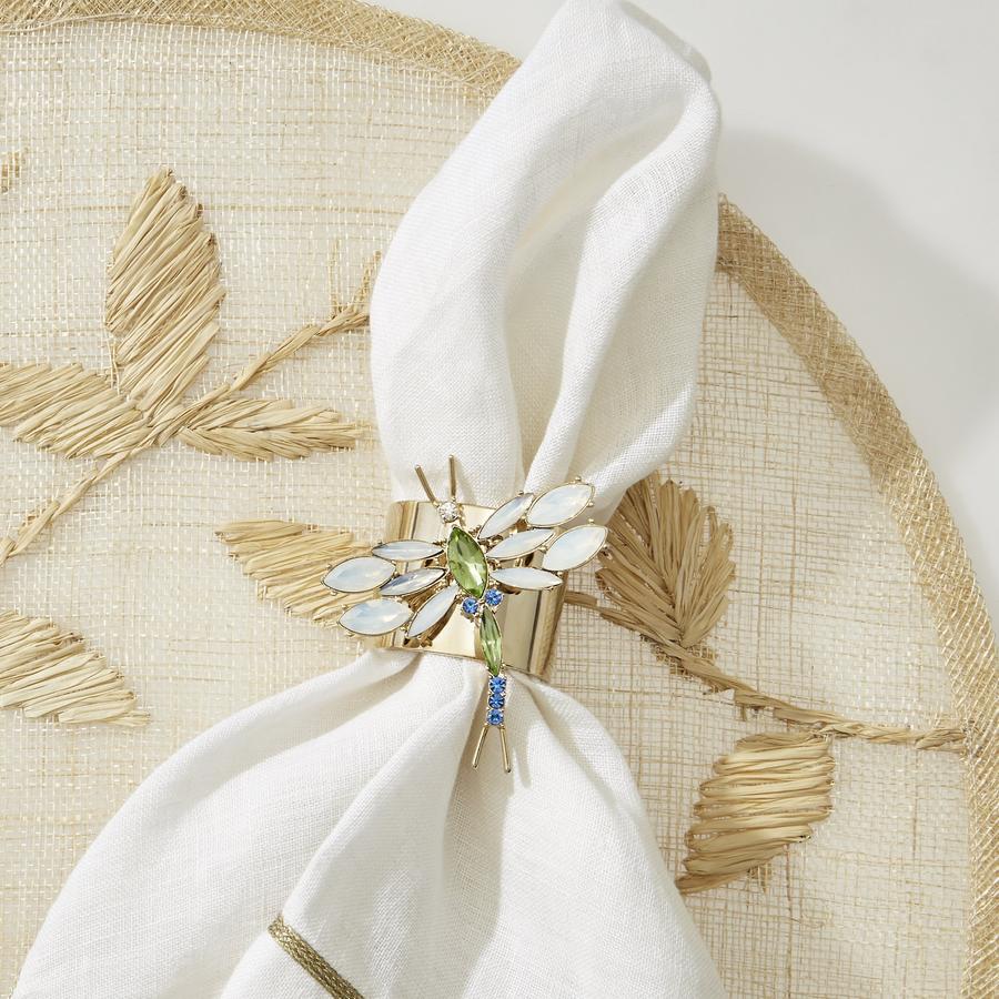DragonFly Napkin RIng Opal Lifestyle 2