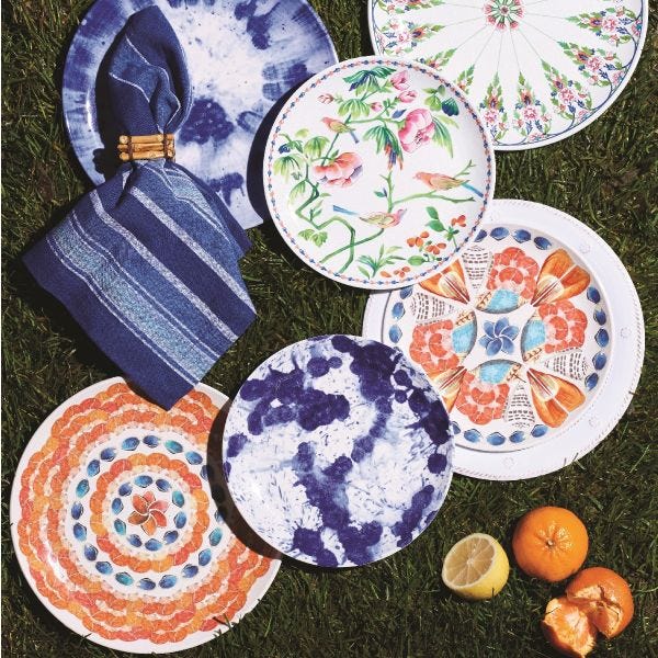 Berry and Thread Whitewas Melamine Lifestyle