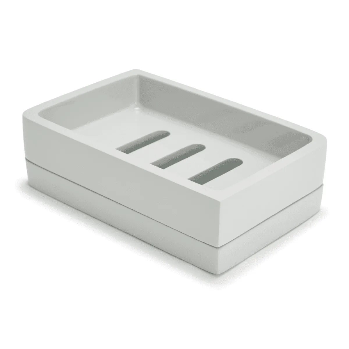 Kassatex Lacca Grey Soap Dish