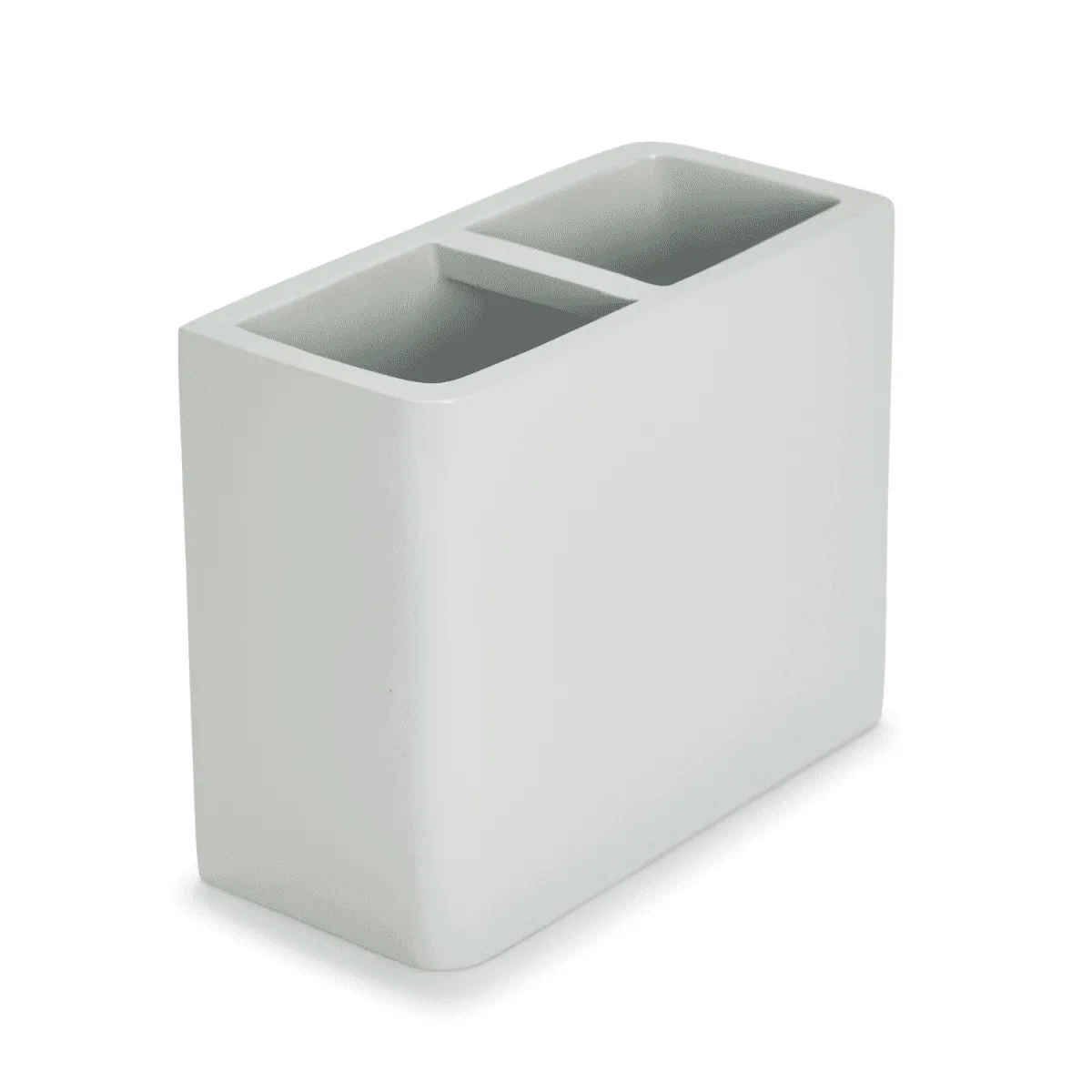 Kassatex Lacca Grey Toothbrush Holder