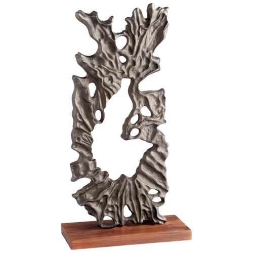 Ornate Abstraction Sculpture Black
