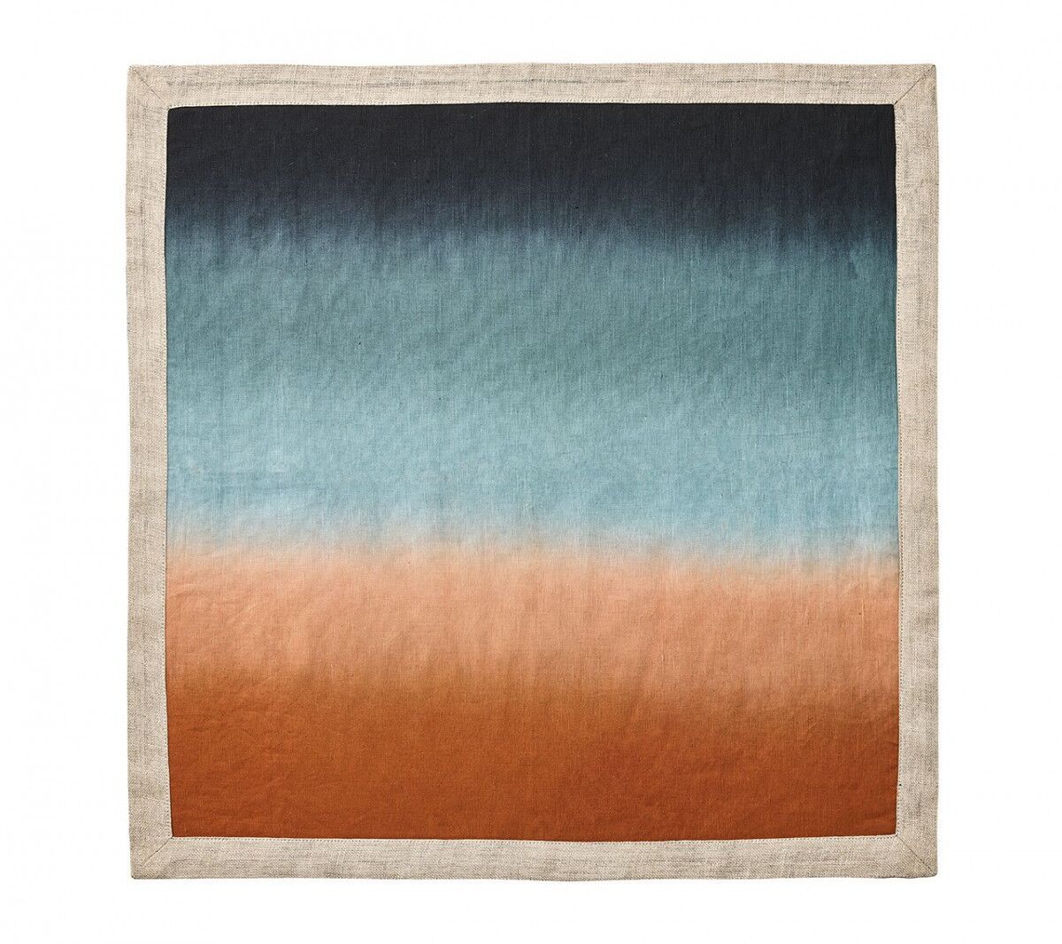 Kim Seybert Dip Dye Napkin in Midnight & Copper - Set of 4 - Image 4