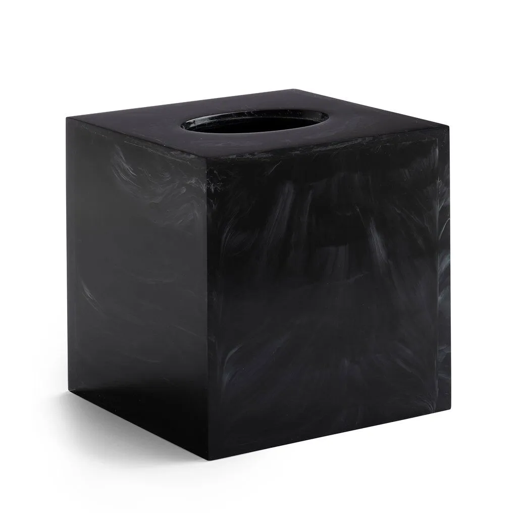 Ducale Black Tissue Holder
