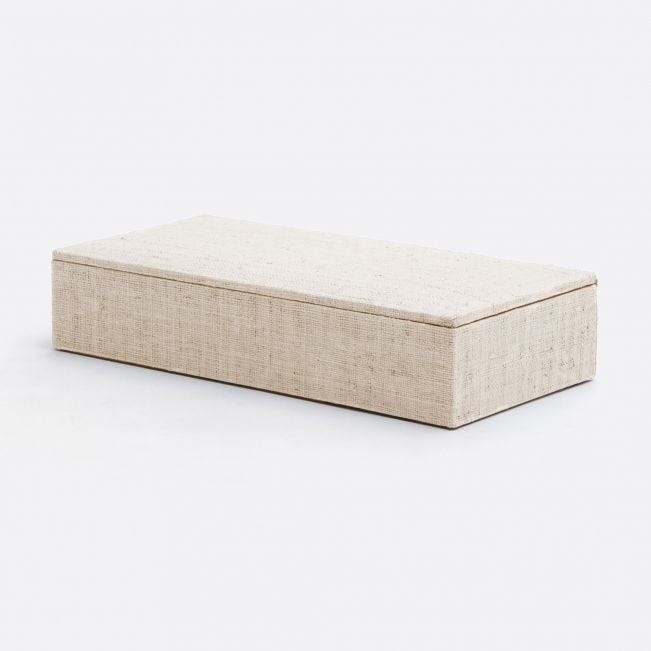 Bayan Natural Raffia Box 1