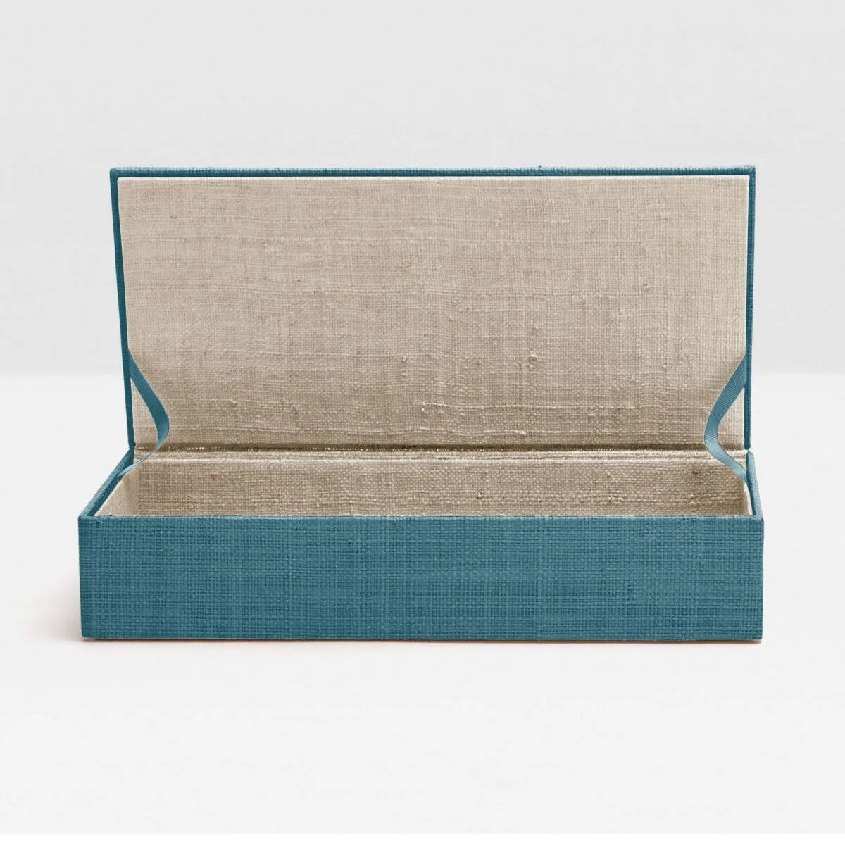 Bayan Turquoise Rafia Box 1