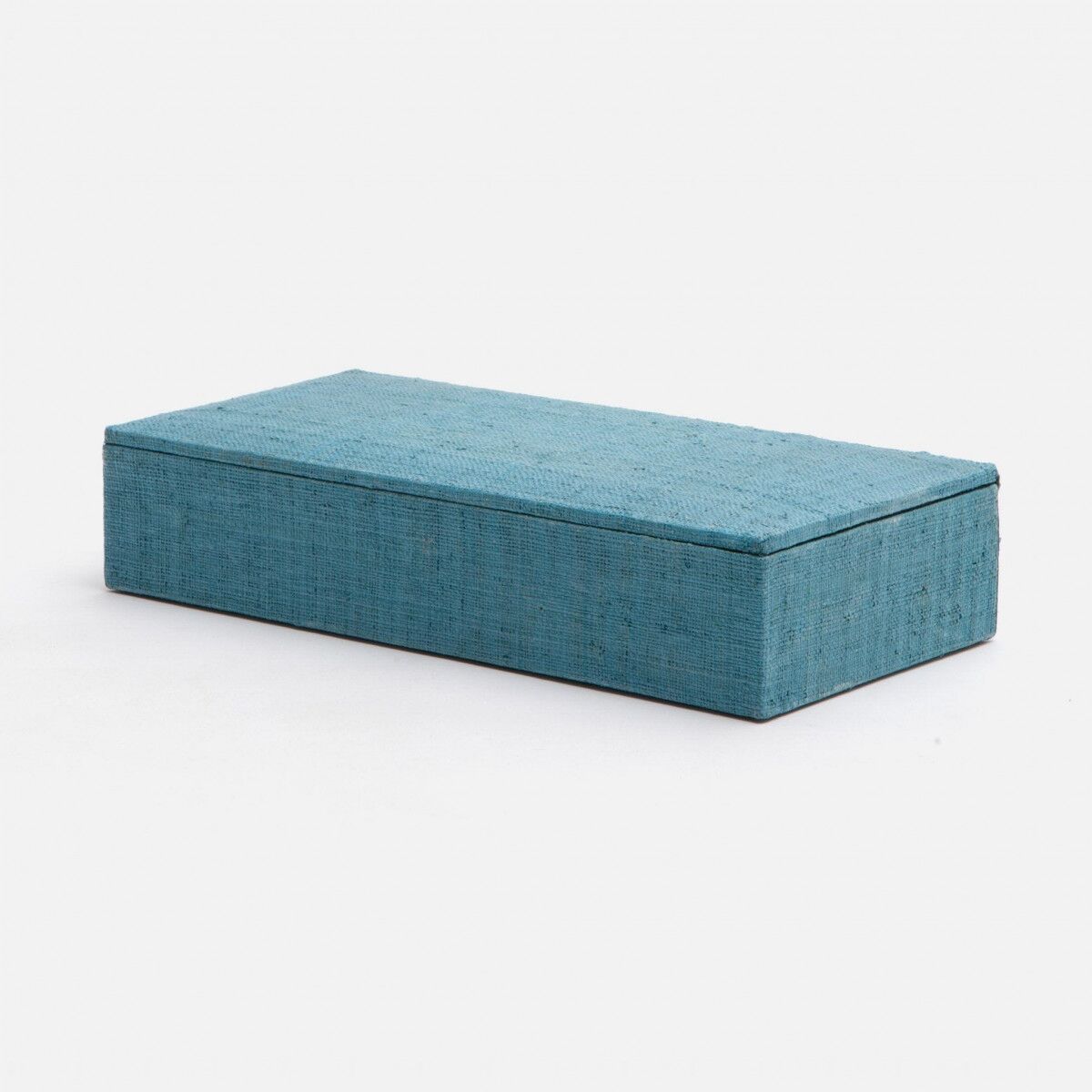 Bayan Turquoise Rafia Box