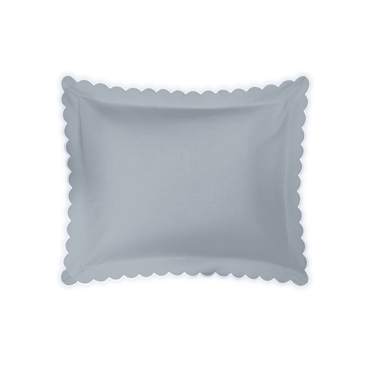 Matouk Diamond Pique HazyBlue Sham