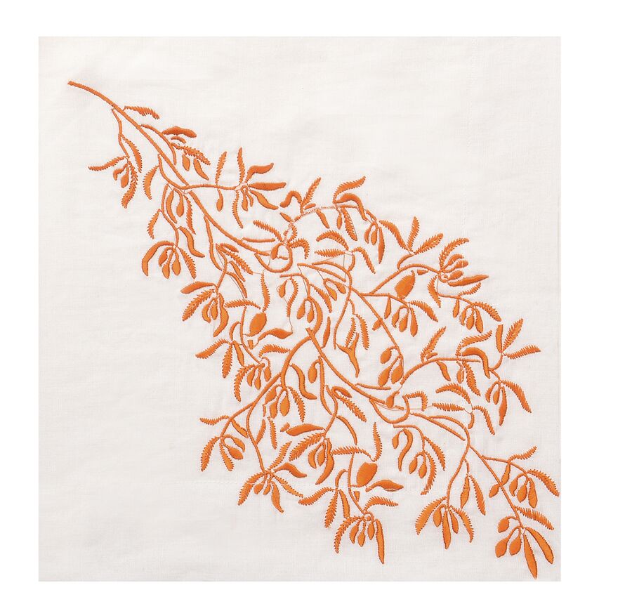 orange branch napkinSMALL