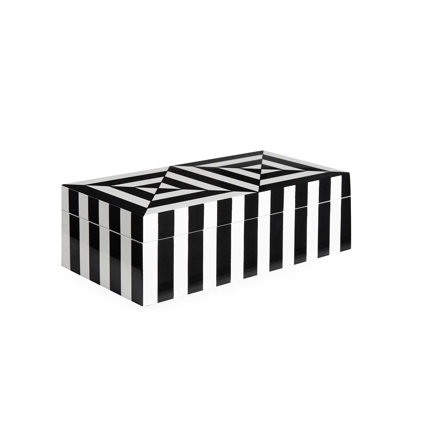 Jonathan Adler Op Art Lacquer Box Small