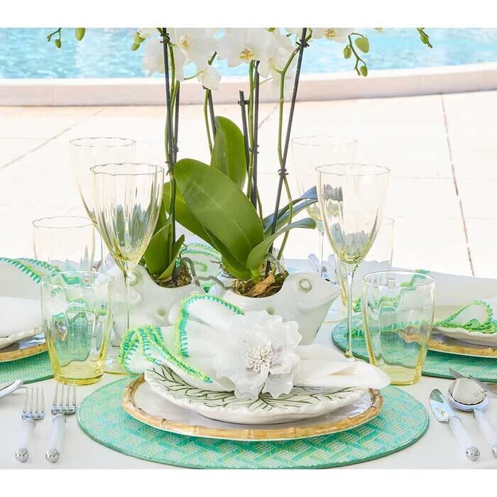 Kim Seybert Gardenia Napkin Ring in White - Set of 4 - Image 4