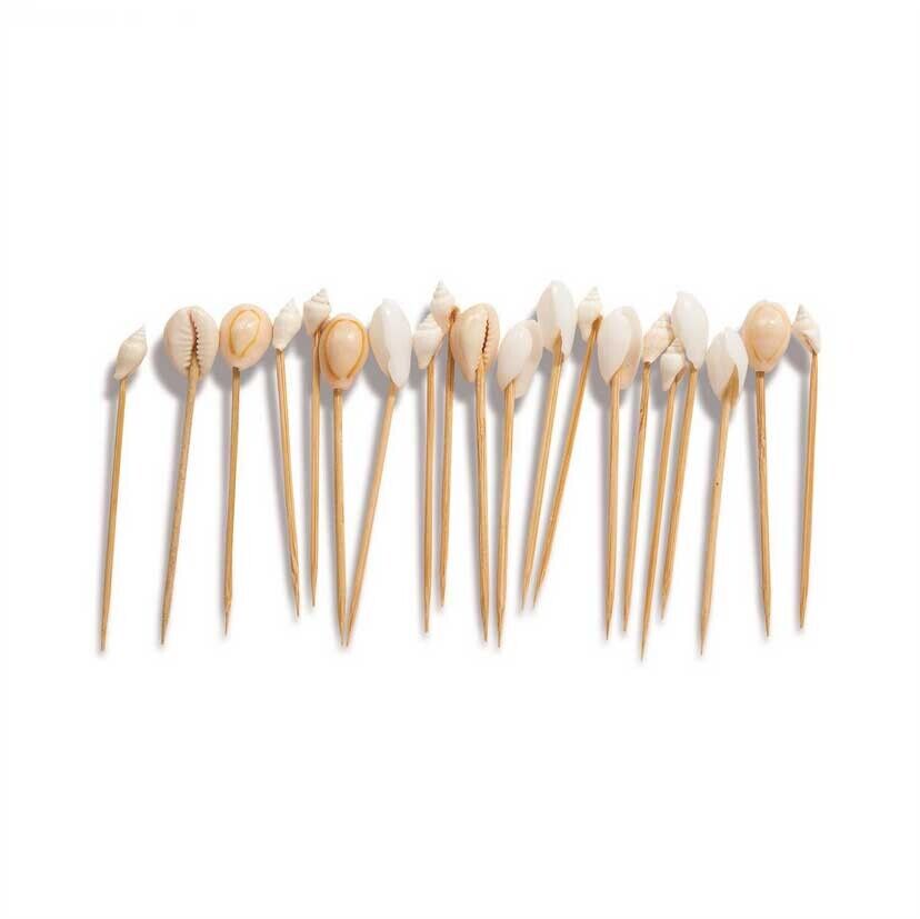 Two's Company Seashell 50-72 Pc Hors D'Oeuvre Pick in Gift Box Asst 3 Styles - Image 2