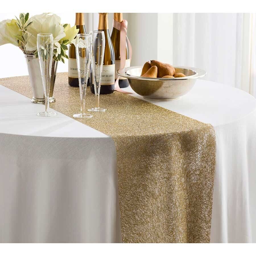 Chilewich Metallic Lace Runner - Image 4
