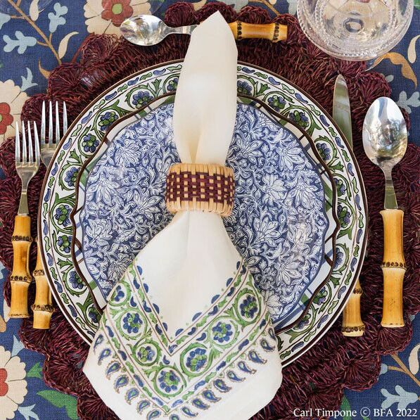 Juliska Woven Napkin Ring - Set of 4 - Image 4