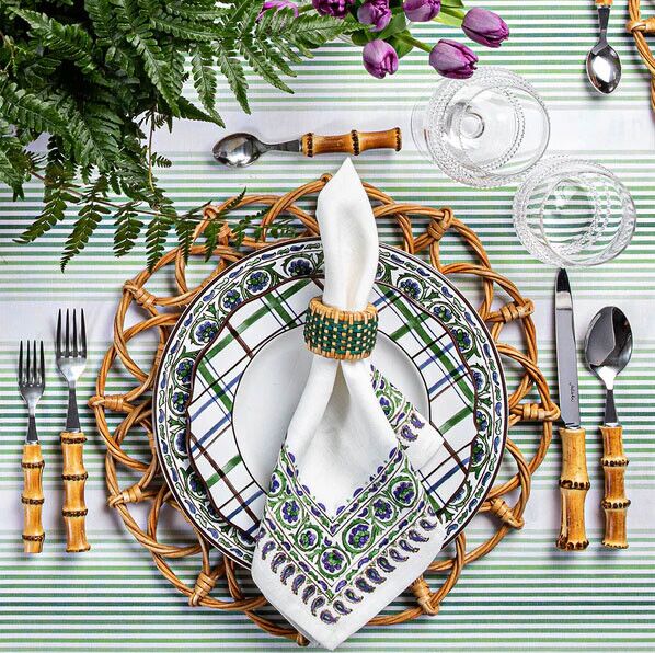 Juliska Woven Napkin Ring - Set of 4 - Image 3