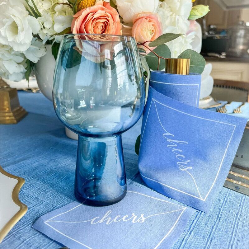 Table Theory Cheers Cocktail Napkins - Image 7