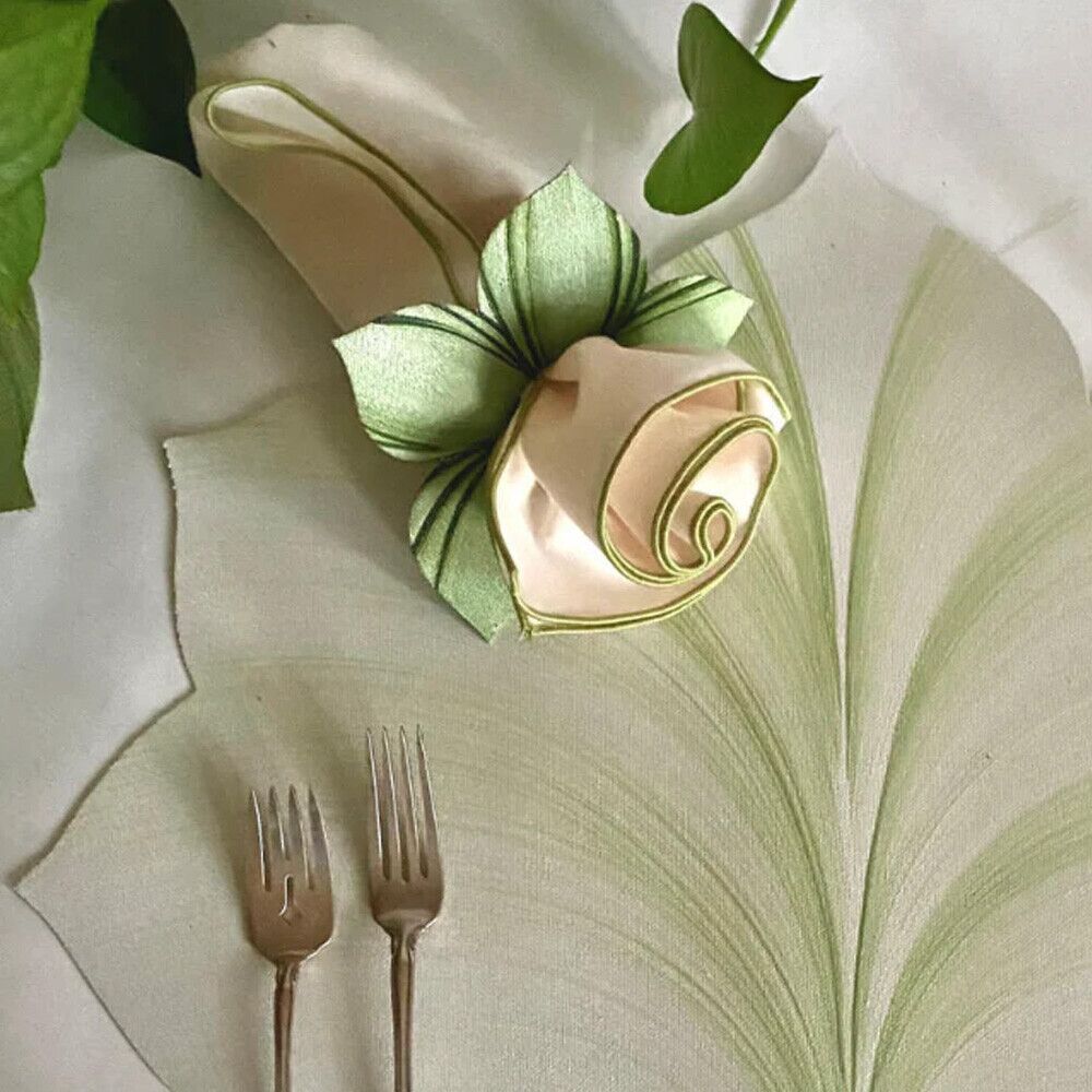 Carole Shiber Designs Garden Bouquet Napkin Rings - Set of 4 - Image 4