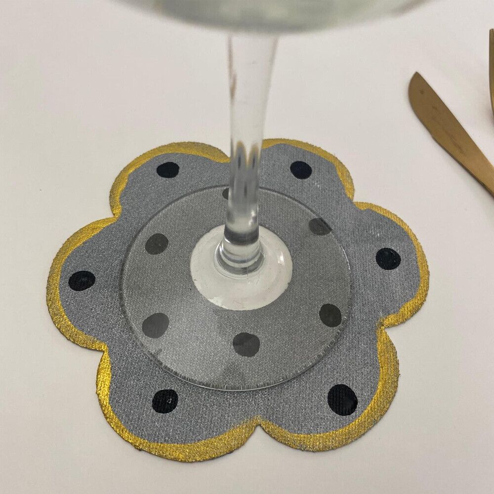 Carole Shiber Designs Polka Dot Ring-to-Coaster - Set of 4 - Image 5