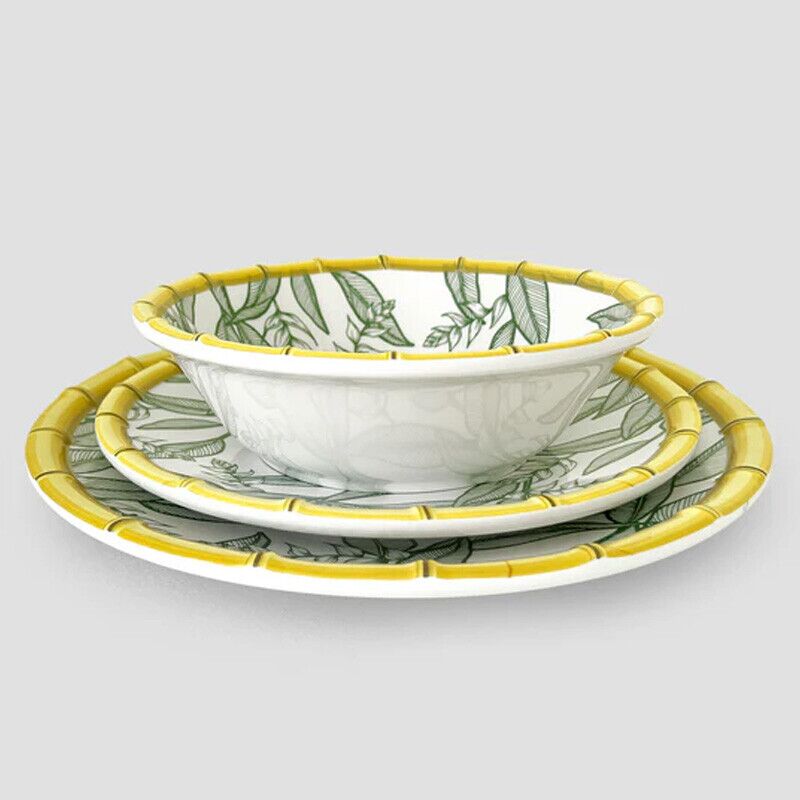 Q Home Zen Bamboo Dinnerware Collection - Image 3