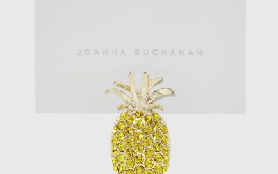 Joanna Buchanan Pineapple Place Card Holders – Set of 2