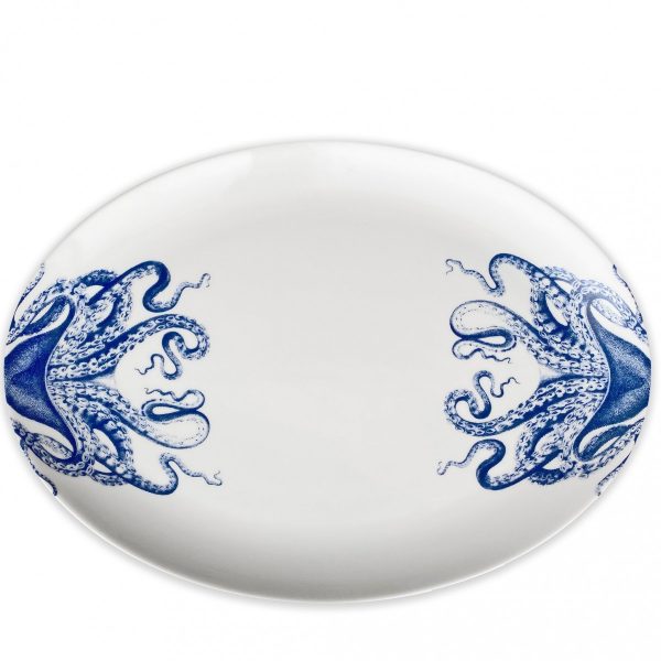 Blue Lucy Medium Oval Platter