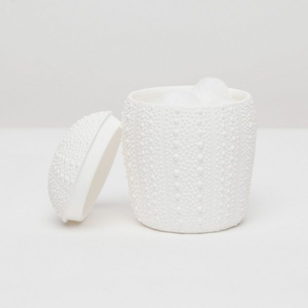 Hilo Canister in White Porcelain