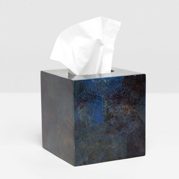 Santorini Grecian Blue Tissue Box