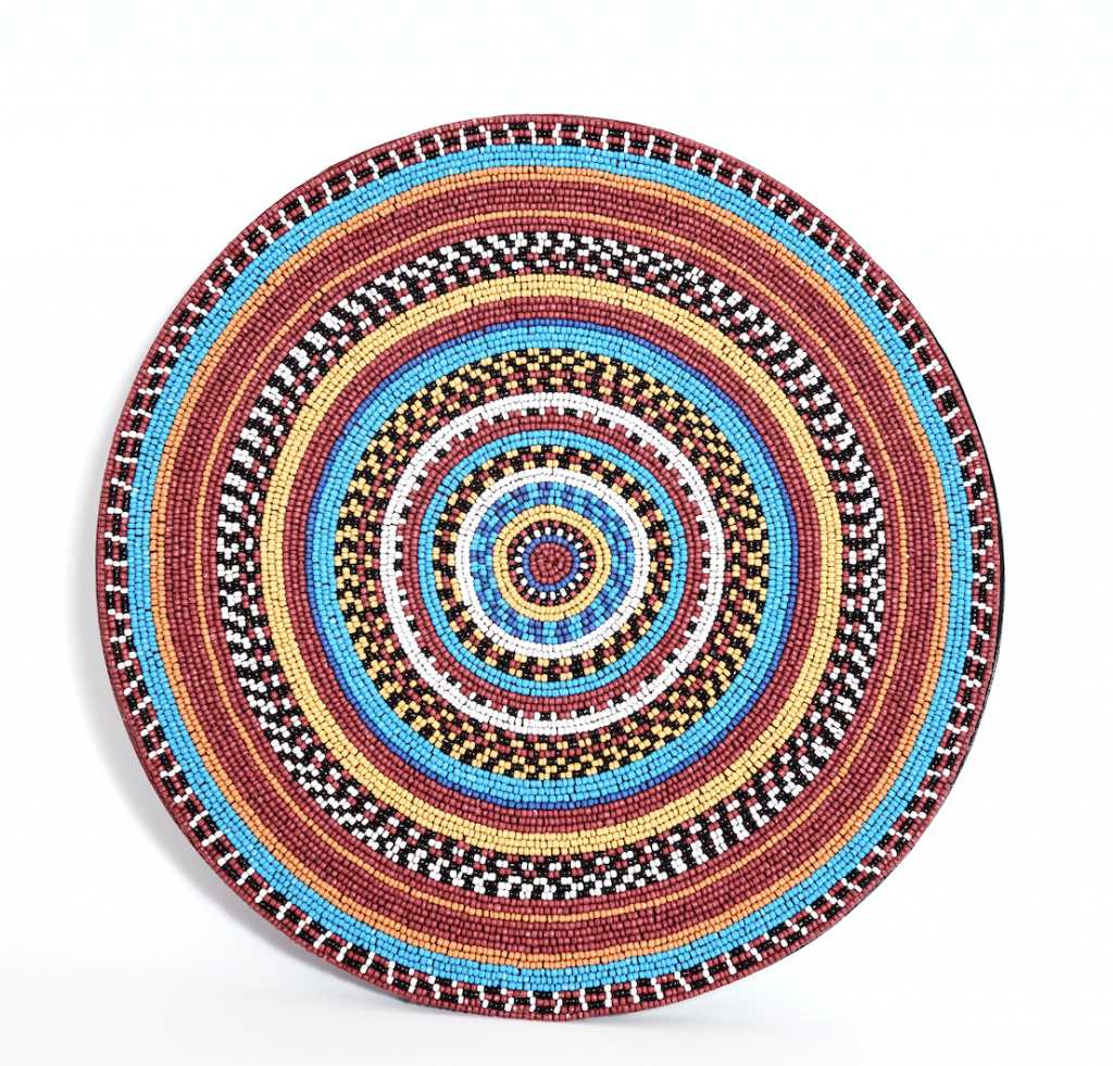 Von Gern Home Multi Beaded Placemats Set of 2 Shop at Destry Darr