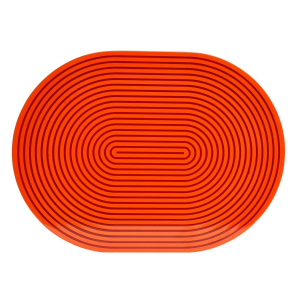 Orange & Red Lacquer Stripe Placemat