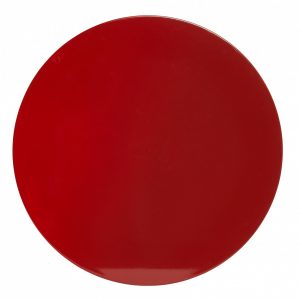 Red Ombre Round Lacquer Placemats