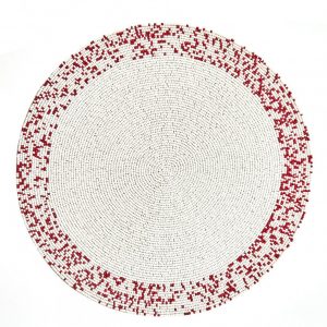Red & White Splatter Placemat