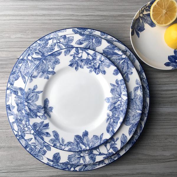 Arbor Blue Dinner Plate Lifestyle
