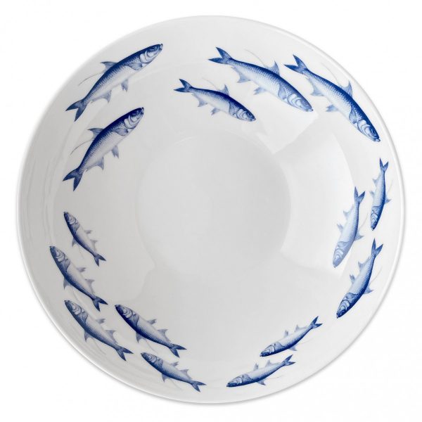 School of Fish Wide Serving Bowl