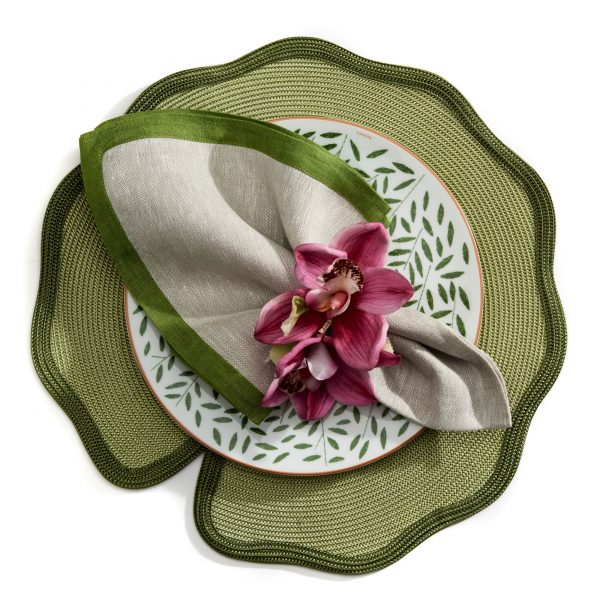 Thai Orchid Napkin Rings Lifestyle