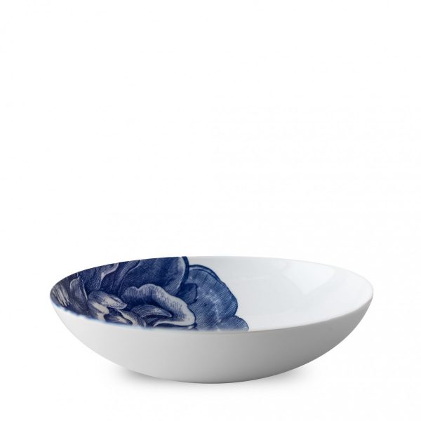 Blue Peony Low Profile Soup Bowl