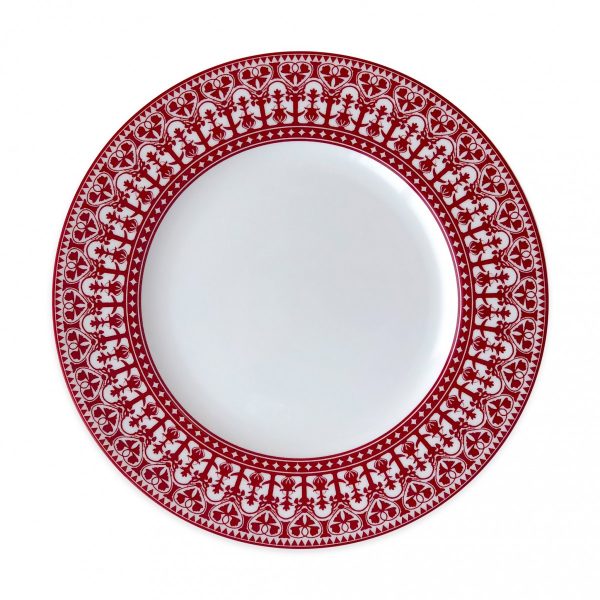 Crimson Casablanca Dinner Plate