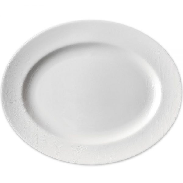 White Summer Oval Platter