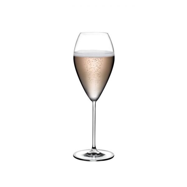 Vintage Champagne Glasses Rounded Set of 2