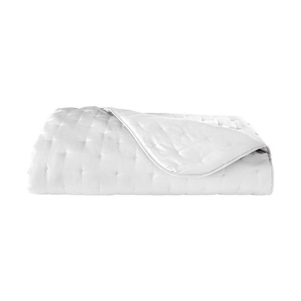 Triomphe Quilted Coverlet Blanc