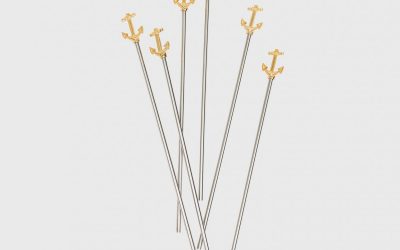 Joanna Buchanan Anchor Swizzle Sticks – Set of 6
