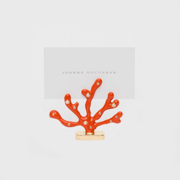 Coral Placecard Holders Coral